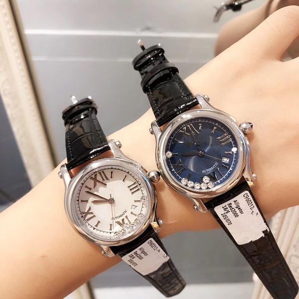 wristwatches 36mm brand genuine leather happysport watch 7 crystal move date wrist quartz wristwatch clock women happy stone watches, Slivery;brown
wristwatches 36mm brand genuine leather happysport watch 7 crystal move date wrist quartz wristwatch clock women happy stone watches, Slivery;brown