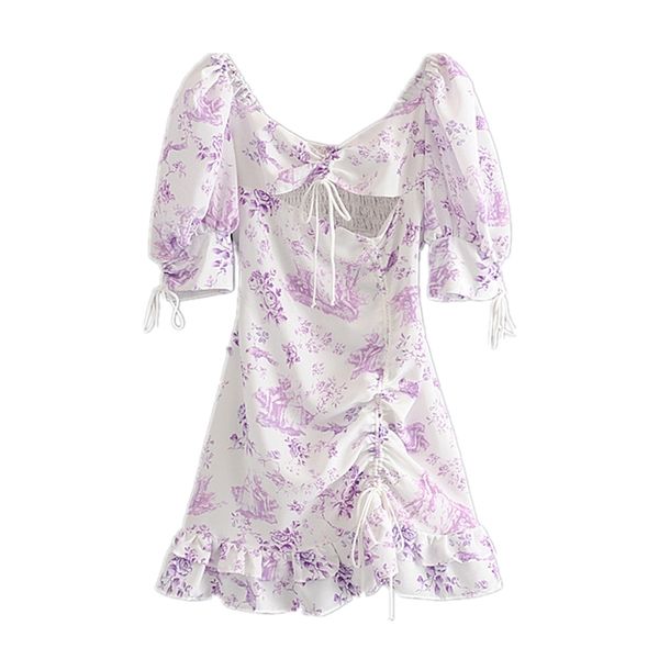 streetwear vintage floral print puff sleeve dress women casual bow lotus edge holiday mini dresses vestidos mujer 210508, Black;gray
streetwear vintage floral print puff sleeve dress women casual bow lotus edge holiday mini dresses vestidos mujer 210508, Black;gray