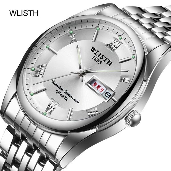 wristwatches wlisth watch men steel belt quartz business luminous waterproof dual calendar, Slivery;brown
wristwatches wlisth watch men steel belt quartz business luminous waterproof dual calendar, Slivery;brown