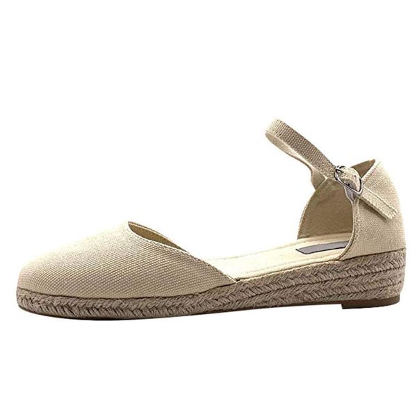 women sandals espadrilles flats autumn shoes woman ankle buckle slides casual female plus, Black
women sandals espadrilles flats autumn shoes woman ankle buckle slides casual female plus, Black