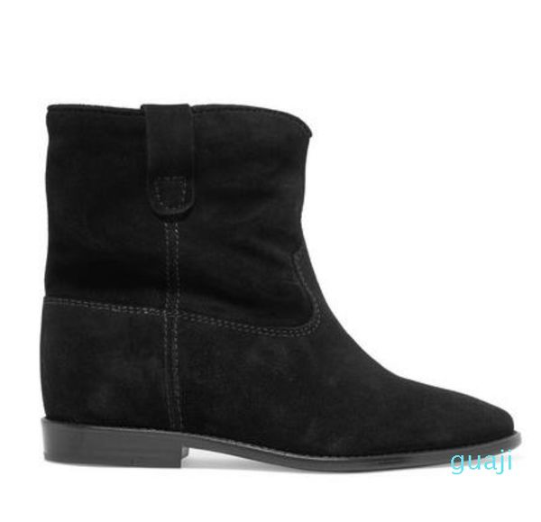 women genuine black leather isabel crisi suede ankle boots new classic marant fashion show pop booties shoes
women genuine black leather isabel crisi suede ankle boots new classic marant fashion show pop booties shoes