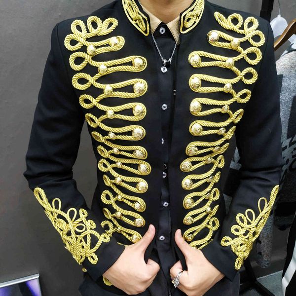 men's jackets european men's jacket, nightclub singer suit, black and gold, stage fashion dance jacket, Black;brown
men's jackets european men's jacket, nightclub singer suit, black and gold, stage fashion dance jacket, Black;brown