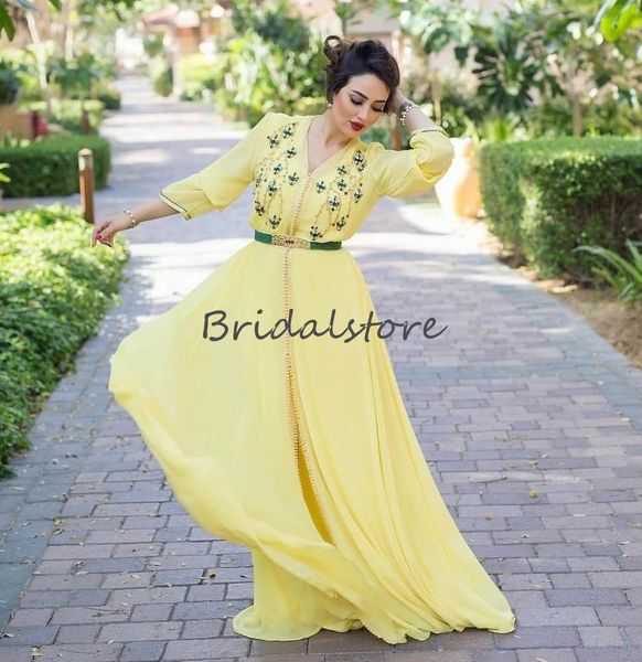 fitted yellow moroccan dubai evening dresses elegant chiffon long sleeve arabic muslim prom dress with beaded crystal formal party gowns rob, Black;red
fitted yellow moroccan dubai evening dresses elegant chiffon long sleeve arabic muslim prom dress with beaded crystal formal party gowns rob, Black;red