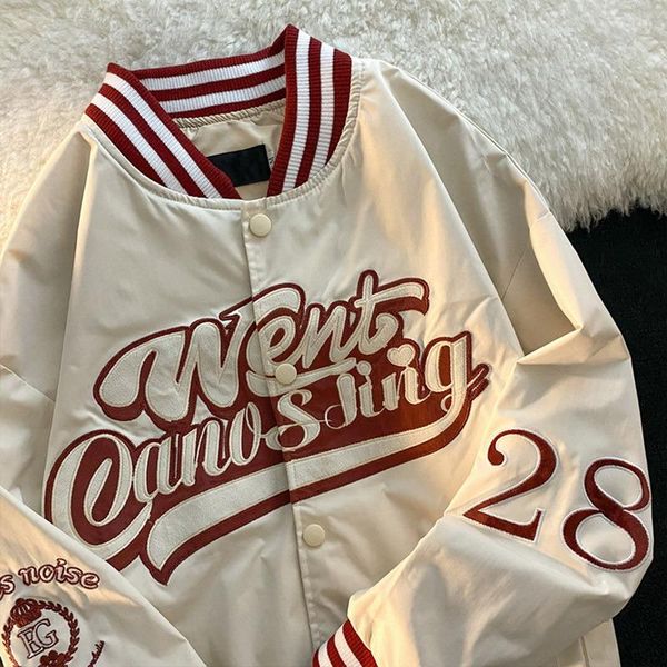 women's jackets jodimitty baseball uniform for women 2021 spring and autumn high-quality loose thin couple retro clothes jacket, Black;brown
women's jackets jodimitty baseball uniform for women 2021 spring and autumn high-quality loose thin couple retro clothes jacket, Black;brown