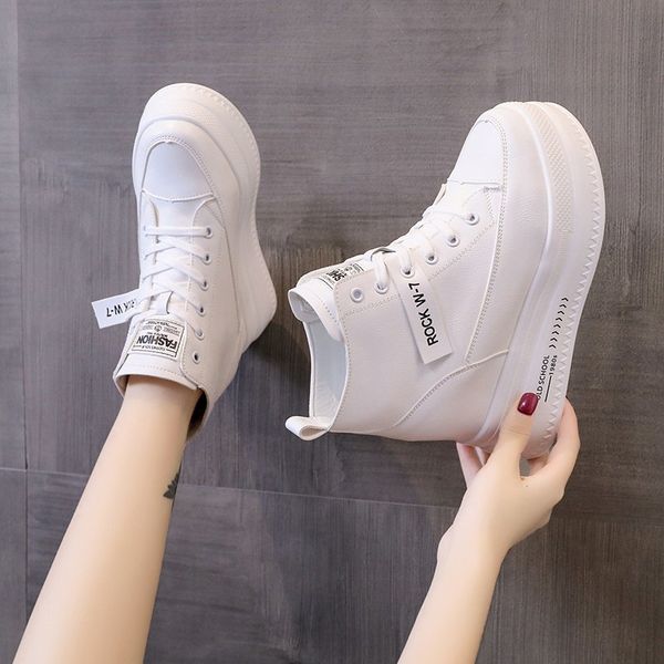womens ankle boots autumn pu leather shoes woman platform height increased sneakers .5 cm thick sole wedges white black boots
womens ankle boots autumn pu leather shoes woman platform height increased sneakers .5 cm thick sole wedges white black boots