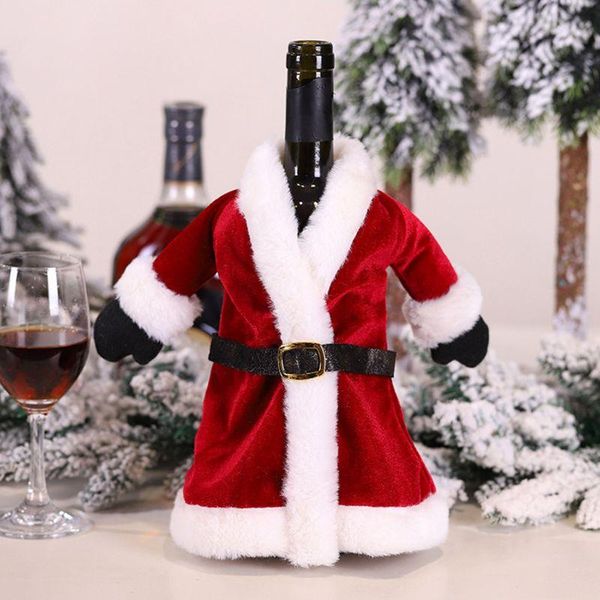 christmas decorations red wine bottle cover clothes skirt decoration home dinner party table decor gift 667b
christmas decorations red wine bottle cover clothes skirt decoration home dinner party table decor gift 667b