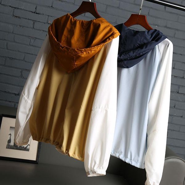 women's jackets long sleeve hoody summer women sun uv protection quick dry jacket clothing hooded thin beach sweatshirt, Black;brown
women's jackets long sleeve hoody summer women sun uv protection quick dry jacket clothing hooded thin beach sweatshirt, Black;brown
