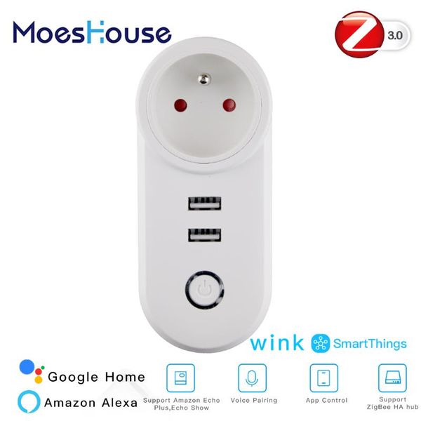 smart home control fr zigbee3.0 dual usb wireless socket plug smartthings app remote echo plus voice work with alexa google
smart home control fr zigbee3.0 dual usb wireless socket plug smartthings app remote echo plus voice work with alexa google