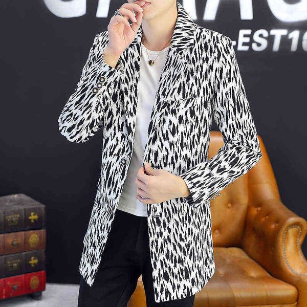 luxury suits blaze korean leopard print medium long spring autumn br windbreaker personality coat men's slim handsome suit, Black
luxury suits blaze korean leopard print medium long spring autumn br windbreaker personality coat men's slim handsome suit, Black