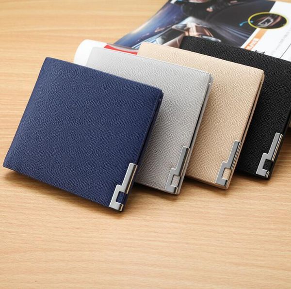 men's short cross pattern wallet korean multicolor ultra-thin iron card case wallets, Red;black
men's short cross pattern wallet korean multicolor ultra-thin iron card case wallets, Red;black