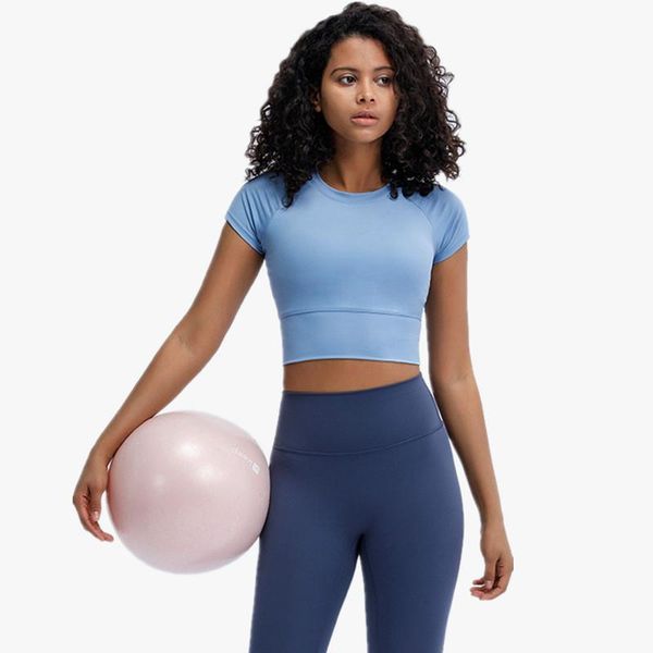 summer sports short-sleeve t shirt women with chest pad fitness clothing crop breathable running yoga t-shirt outfit
summer sports short-sleeve t shirt women with chest pad fitness clothing crop breathable running yoga t-shirt outfit