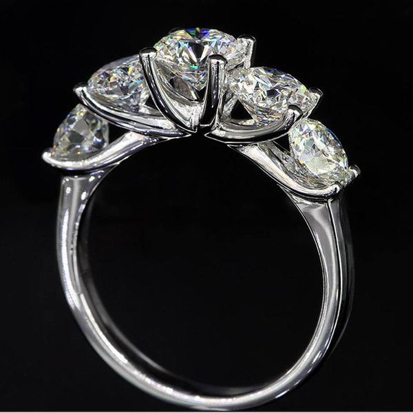 cluster rings 14k white gold 1.5 5 pcs moissanite diamond ring women trendy wedding party engagement anniversary ct d color, Golden;silver
cluster rings 14k white gold 1.5 5 pcs moissanite diamond ring women trendy wedding party engagement anniversary ct d color, Golden;silver