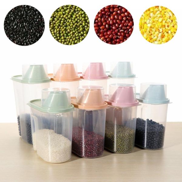 storage bottles & jars transparent plastic food tank sealed container grains airtight dry box household living home kitchen accessory tool
storage bottles & jars transparent plastic food tank sealed container grains airtight dry box household living home kitchen accessory tool
