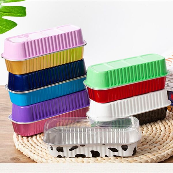 disposable cups & straws 50pcs colorful aluminum foil baking cake box 200ml rectangular small tin cup cheese dessert bread packaging with li
disposable cups & straws 50pcs colorful aluminum foil baking cake box 200ml rectangular small tin cup cheese dessert bread packaging with li