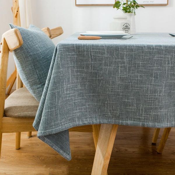 table cloth plain decorative cotton linen thick rectangular melange dyeing el wedding dining cover
table cloth plain decorative cotton linen thick rectangular melange dyeing el wedding dining cover