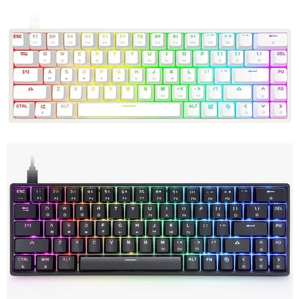 gk68s mini game teclado mecánico wired mode/bluetooth mode 68key pc language sticker gateron for tablet/lapdeskkeyboards
gk68s mini game teclado mecánico wired mode/bluetooth mode 68key pc language sticker gateron for tablet/lapdeskkeyboards