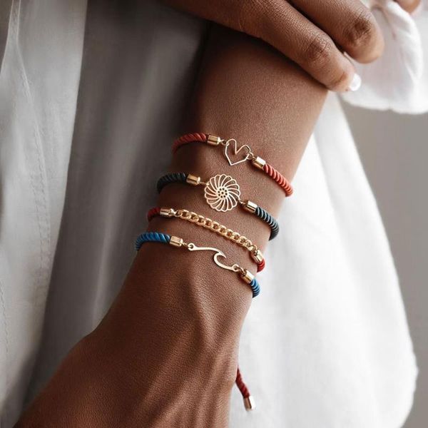 charm bracelets ethnic hand woven love couple bracelet transfer red rope for anniversary gift, Golden;silver
charm bracelets ethnic hand woven love couple bracelet transfer red rope for anniversary gift, Golden;silver