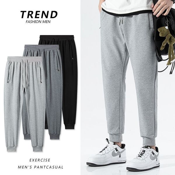 legged sweat men's autumn cotton casual grey guard loose large knitted straight, Blue
legged sweat men's autumn cotton casual grey guard loose large knitted straight, Blue