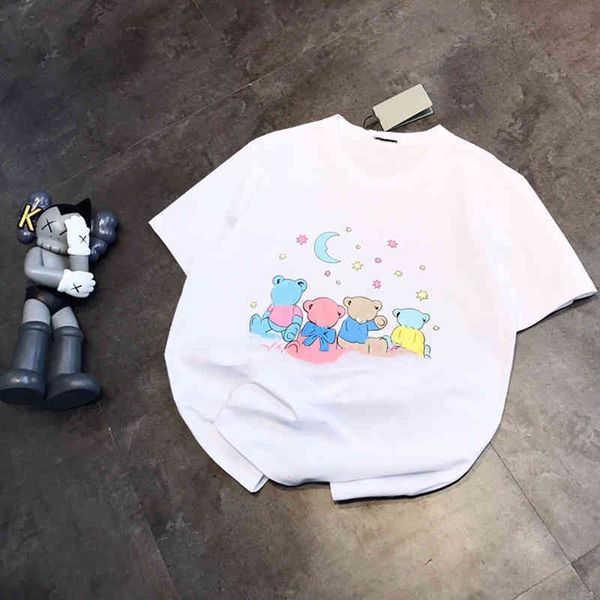 2022 factory wholesale new model summer animal print loose casual short sleeve men's and women's fashion trendy t-shirt, White;black
2022 factory wholesale new model summer animal print loose casual short sleeve men's and women's fashion trendy t-shirt, White;black