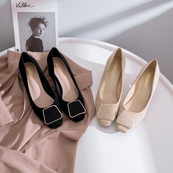 pumps high heels female office suede work shoes soft sole flock plus size design casual dress, Black
pumps high heels female office suede work shoes soft sole flock plus size design casual dress, Black