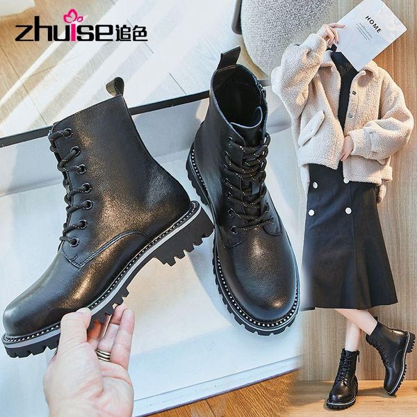 boots 2021 autumn and winter female british style thick heel lace-up leather short black plus velvet women's sh
boots 2021 autumn and winter female british style thick heel lace-up leather short black plus velvet women's sh