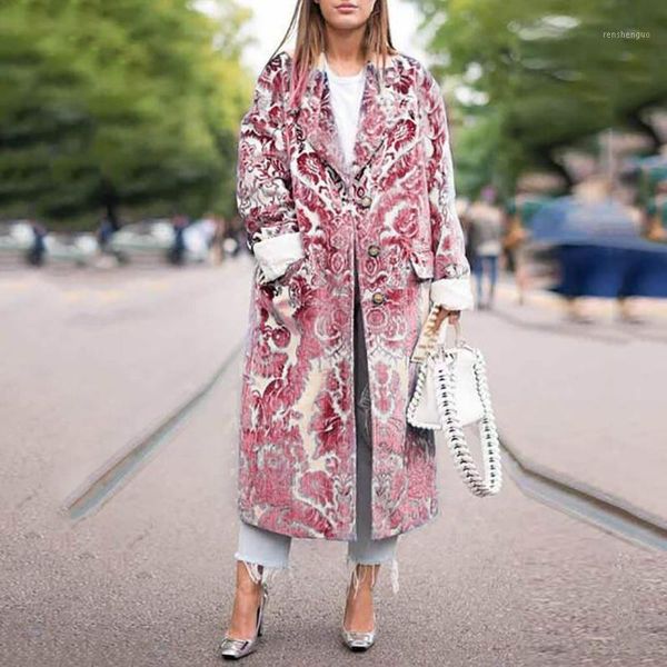 women's wool & blends 2021 coat women winter fashion casual print lapel long sleeve plus size streetwear cashmere woolen w1016, Black
women's wool & blends 2021 coat women winter fashion casual print lapel long sleeve plus size streetwear cashmere woolen w1016, Black