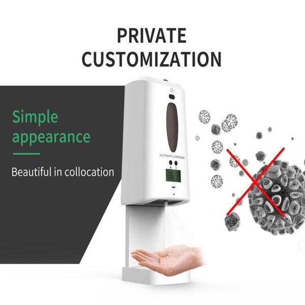 automatic induction no-wash disinfection soap dispenser 2 in 1 infrared wall-mounted temperature measurement liquid
automatic induction no-wash disinfection soap dispenser 2 in 1 infrared wall-mounted temperature measurement liquid