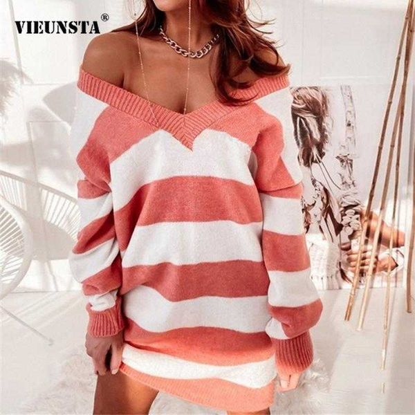 elegant v neck pullover mini dress vintage off shoulder striped sweater dress women casual long sleeve knitted party dress y1006, Black;gray
elegant v neck pullover mini dress vintage off shoulder striped sweater dress women casual long sleeve knitted party dress y1006, Black;gray