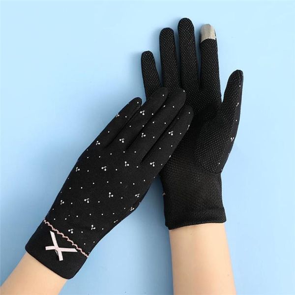 five fingers gloves women summer sun protection touch screen wrist breathable mitten dress short thin sexy, Blue;gray
five fingers gloves women summer sun protection touch screen wrist breathable mitten dress short thin sexy, Blue;gray