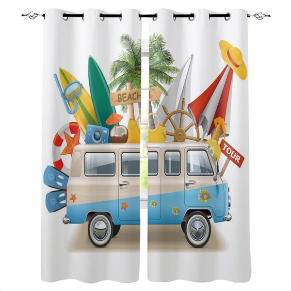 car coconut tree surfboard window curtains home decor living room kitchen drapes panel for bedroom curtain &
car coconut tree surfboard window curtains home decor living room kitchen drapes panel for bedroom curtain &