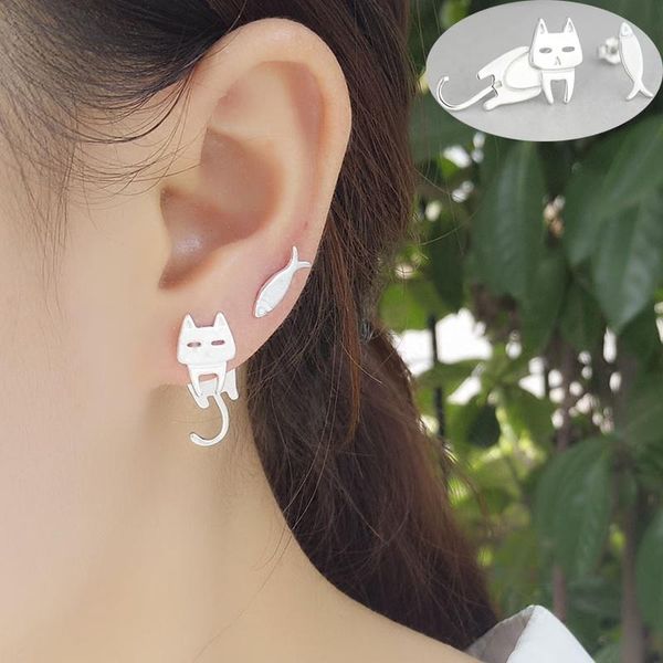 stud fashion asymmetrical cat fish temperament and cute earrings for women girls kids jewelry gifts accessory, Golden;silver
stud fashion asymmetrical cat fish temperament and cute earrings for women girls kids jewelry gifts accessory, Golden;silver