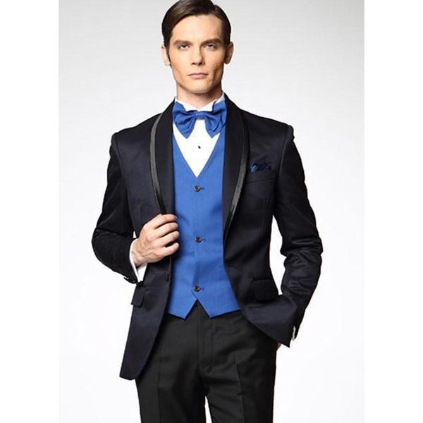 men's suits & blazers arrival navy blue back vent men shawl lapel wedding for formal 3 pieces slim fit jacket+pants+vest, White;black
men's suits & blazers arrival navy blue back vent men shawl lapel wedding for formal 3 pieces slim fit jacket+pants+vest, White;black