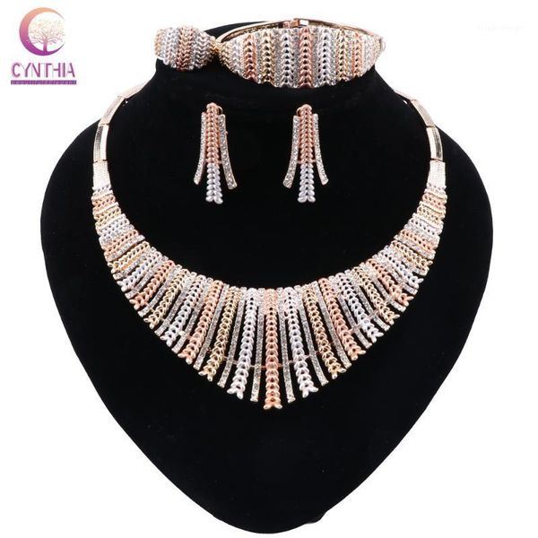 cynthia fashion crystal jewelry set charm bride necklace set fashion women bracelet earring bracelet wedding party jewelry gift1, Silver
cynthia fashion crystal jewelry set charm bride necklace set fashion women bracelet earring bracelet wedding party jewelry gift1, Silver