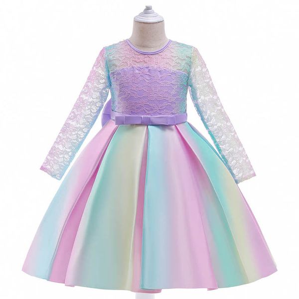 girls dresses rainbow kids clothes childrens clothing lace princess long sleeve colorful skirt large bow flower party formal dress b7627, Red;yellow
girls dresses rainbow kids clothes childrens clothing lace princess long sleeve colorful skirt large bow flower party formal dress b7627, Red;yellow