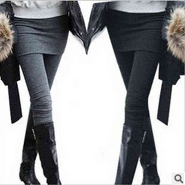 women's leggings lose money korean version hip wrap fake two-piece skirt pants autumn and winter leggings plush thickened, Black
women's leggings lose money korean version hip wrap fake two-piece skirt pants autumn and winter leggings plush thickened, Black