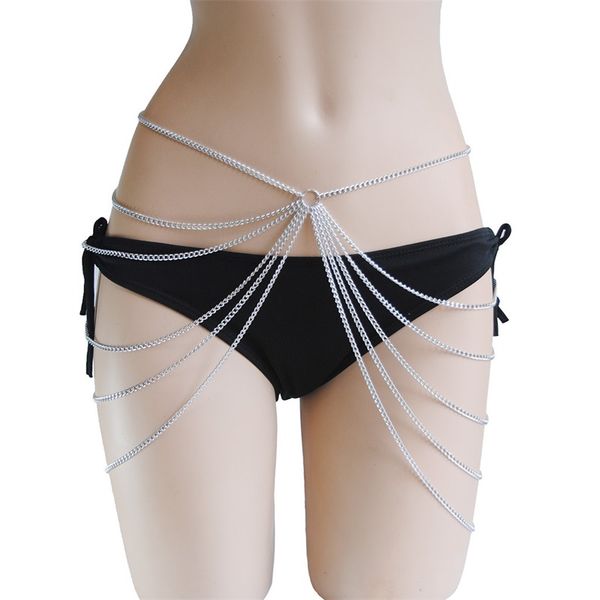 women's waist chain belt fashion multilayer metal body jewelry female trendy clothing bikini summer beach accessories 1666 q2, Silver
women's waist chain belt fashion multilayer metal body jewelry female trendy clothing bikini summer beach accessories 1666 q2, Silver