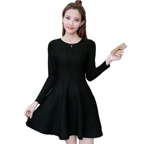 casual dresses autumn brief women stretch knitting sweater dress o neck long sleeve high waist slim solid red black a-line, Black;gray
casual dresses autumn brief women stretch knitting sweater dress o neck long sleeve high waist slim solid red black a-line, Black;gray