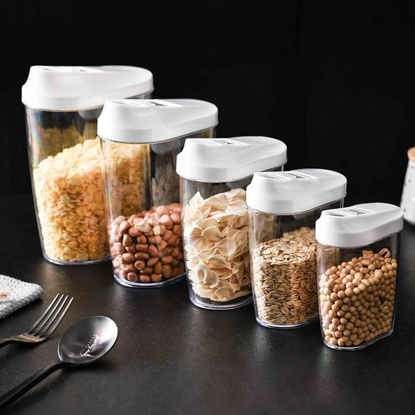 transparent five piece sealed can plastic storage dried fruit creative box containers kitchen bottles & jars
transparent five piece sealed can plastic storage dried fruit creative box containers kitchen bottles & jars