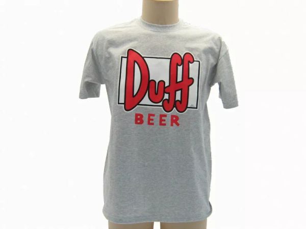 t shirt simpson duff mesh shirt man boy original duff beer rs, White;black