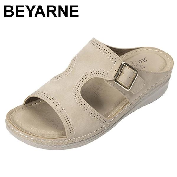 beyarne fashion women sandals wedges platform slippers summer new woman rome casual sandals slip on female non-slip beach shoes, Black
beyarne fashion women sandals wedges platform slippers summer new woman rome casual sandals slip on female non-slip beach shoes, Black