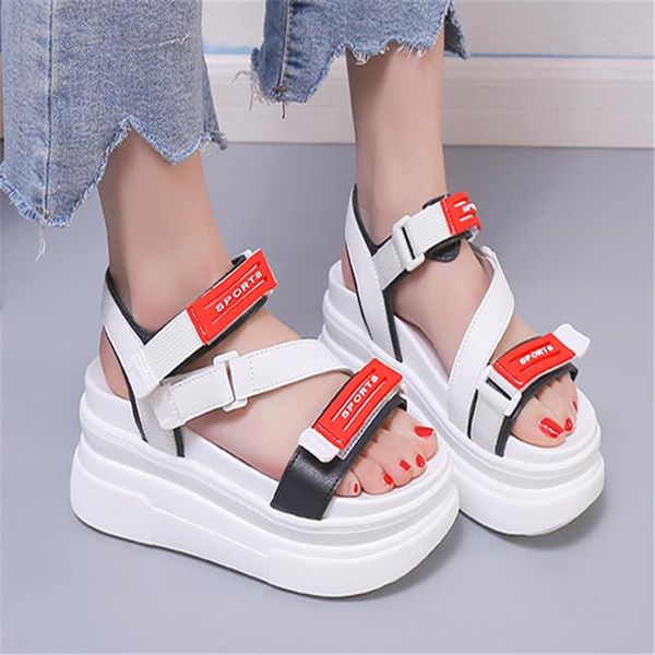 woman height increasing thick bottom sole wedges sandals women hook & loop summer sequins platform sandalias mujer, Black
woman height increasing thick bottom sole wedges sandals women hook & loop summer sequins platform sandalias mujer, Black