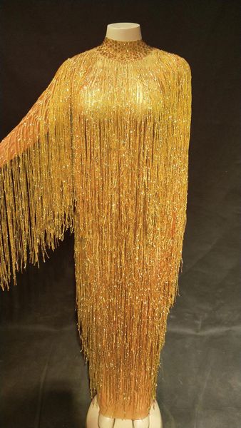 plus size dresses sell well 8 colors fringes long dress women birthday celebrate mirror bar dance costume prom party outfit singer stag, Black
plus size dresses sell well 8 colors fringes long dress women birthday celebrate mirror bar dance costume prom party outfit singer stag, Black