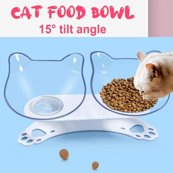 cat bowls & feeders plastic double bowl dog transparent with protection cervical removable easy cleaning
cat bowls & feeders plastic double bowl dog transparent with protection cervical removable easy cleaning