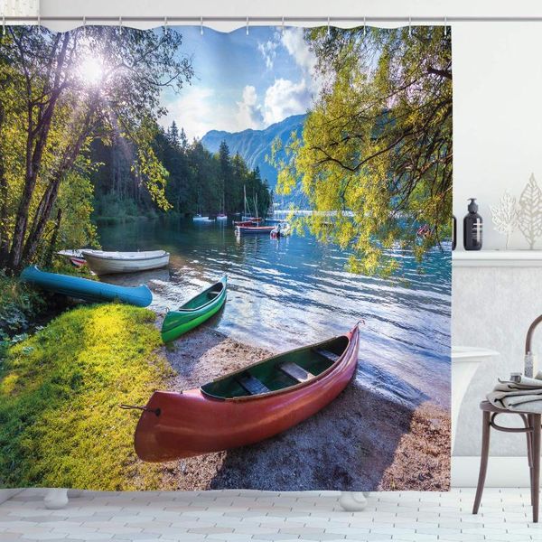 shower curtains landscape curtain, bohinj lake with boats canoes triglav national park julian alps slovenia print, cloth fabric bathroom
shower curtains landscape curtain, bohinj lake with boats canoes triglav national park julian alps slovenia print, cloth fabric bathroom