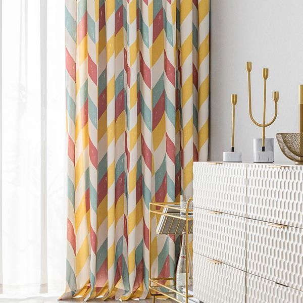 customized curtains for living room bedroom thick cotton linen geometric striped curtain insulating drapes window decor &
customized curtains for living room bedroom thick cotton linen geometric striped curtain insulating drapes window decor &