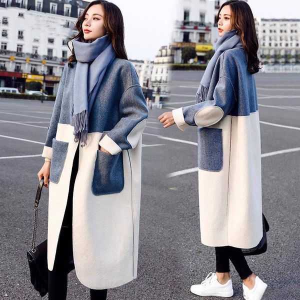 women's wool & blends spring and autumn woolen coat mid-length large size plus cotton cloak winter thickening ladies female, Black
women's wool & blends spring and autumn woolen coat mid-length large size plus cotton cloak winter thickening ladies female, Black