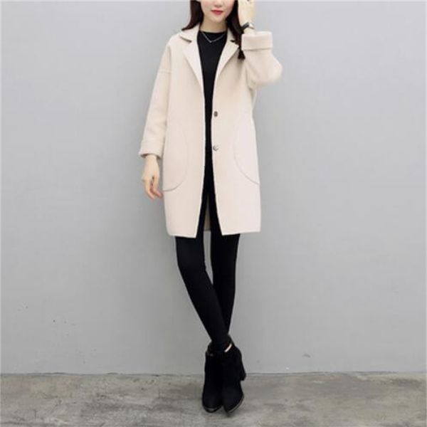 women's trench coats fdfklak women wool coat autumn winter cashmere jacket female medium long woman coat fashion woolen jackets manteau, Tan;black
women's trench coats fdfklak women wool coat autumn winter cashmere jacket female medium long woman coat fashion woolen jackets manteau, Tan;black