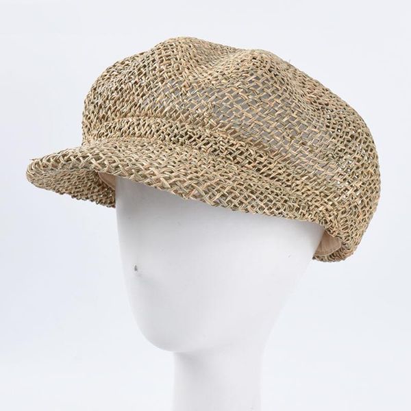 wide brim hats men natural grasses straw hat summer sboy cap octagonal baker peaked beret driving breathable sunhats painter tour, Blue;gray
wide brim hats men natural grasses straw hat summer sboy cap octagonal baker peaked beret driving breathable sunhats painter tour, Blue;gray