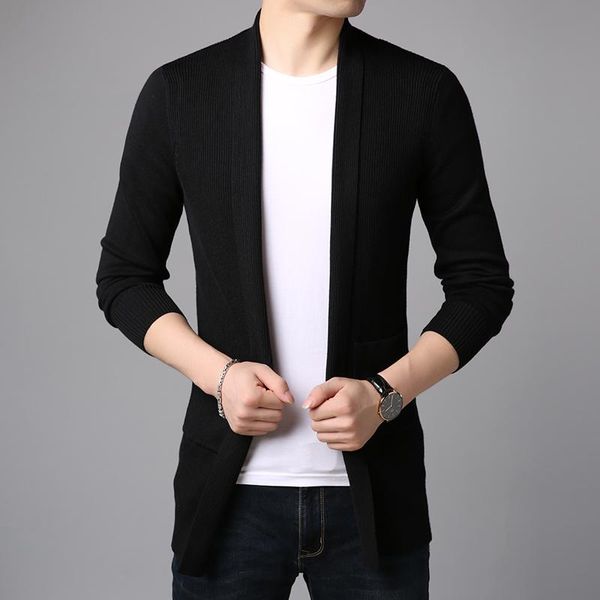 men's sweaters 2021 fashion brand sweater for mens cardigan long slim fit jumpers knitred overcoat autumn korean style casual men cloth, White;black
men's sweaters 2021 fashion brand sweater for mens cardigan long slim fit jumpers knitred overcoat autumn korean style casual men cloth, White;black