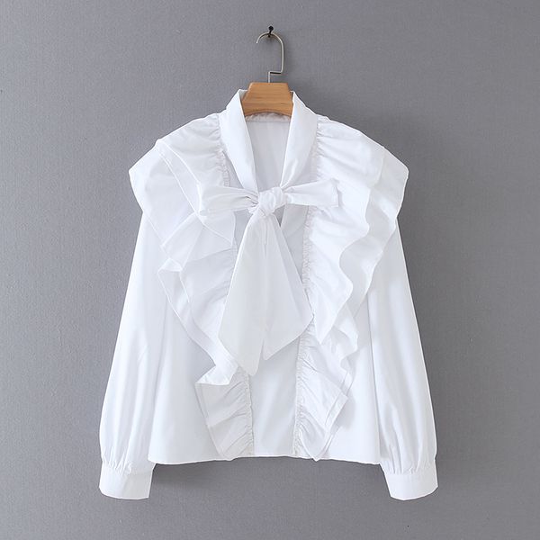 women's sweaters female white blouse chic bow tie, female shirt long sleeve frilly u8kw, White;black
women's sweaters female white blouse chic bow tie, female shirt long sleeve frilly u8kw, White;black